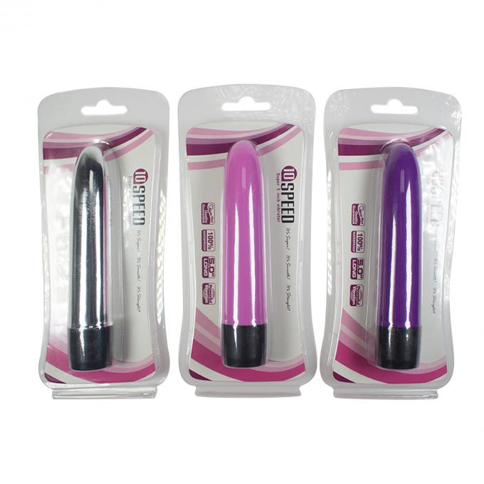 Vibrador personal de la batería de la bala del poder de la prenda impermeable de 5 pulgadas