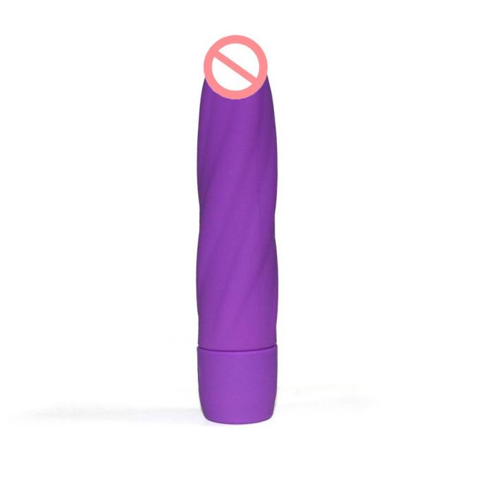 Vibrador impermeable del silicón de la torsión de la venta 5 de las velocidades calientes de la pulgada 10, vibrador del consolador del pene del juguete del sexo para la mujer