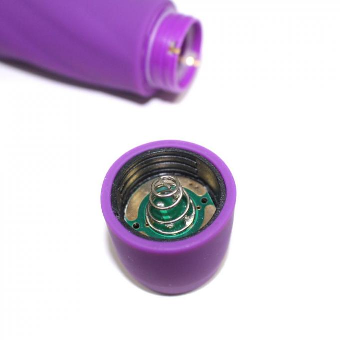 Vibrador impermeable del silicón de la torsión de la venta 5 de las velocidades calientes de la pulgada 10, vibrador del consolador del pene del juguete del sexo para la mujer